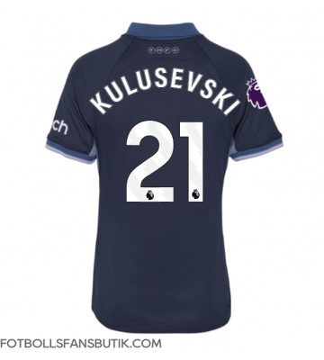 Tottenham Hotspur Dejan Kulusevski #21 Replika Bortatröja Damer 2023-24 Kortärmad